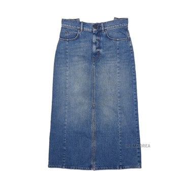 막스마라 SS25 여성 제소 데님 미니 스커트 GESSO 006