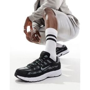 4743174 Nike p-6000 sneakers in black and white