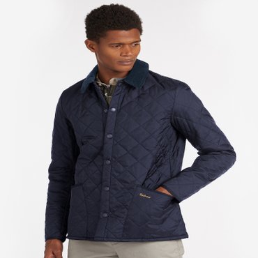 바버 [24SS] 남성 네이비 Heritage Liddesdale 퀼팅 재킷 (URJA4E019N2)