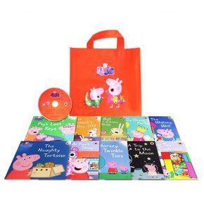 [Penguin UK] 페파피그 Peppa Pig: Orange Bag (10books & 1CD)