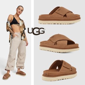 미국어그 UGG 골든스타 크로스 스웨이드 어그 슬리퍼 1137910