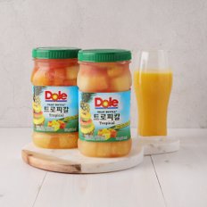 Dole 후룻바틀 디저트(666gx2입) 트로피칼바틀 2입