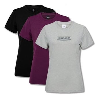 아이더 [부산점] POP 트위스팅 여성 반팔 라운드 티셔츠 DWM26288