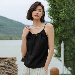 LS_Summer sleeveless black camisole