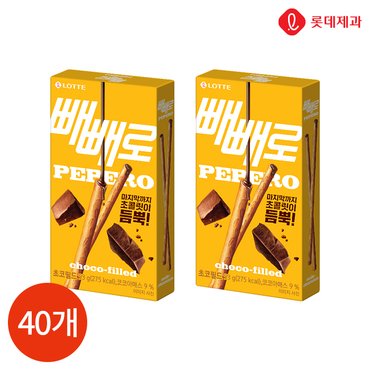  롯데 초코필드 빼빼로 43g x 40개