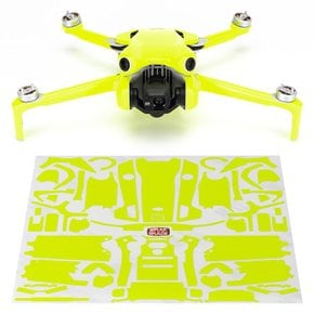 WRAPGRADE for DJI Mini 4 Pro 본체용 스킨실 네온옐로-