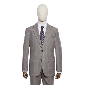 S/S 브라운 삭스킨 윈도우 페인 체크 정장 PNBMSJ51A / PNBMSP51A