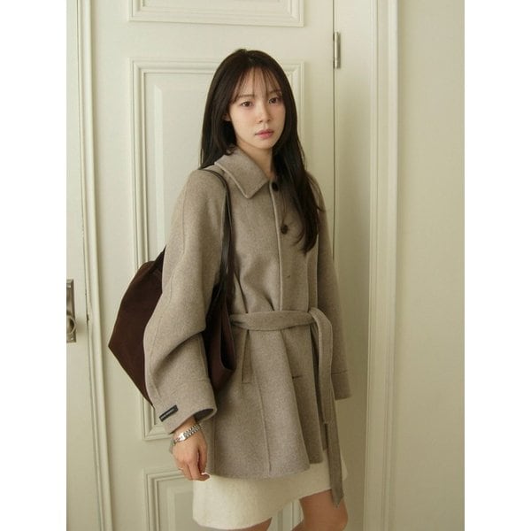 [꼬민지PICK]A라인 싱글 하프코트 OW5WHA550