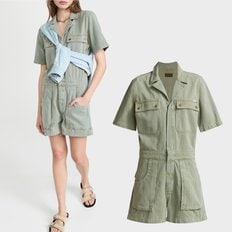 마더 데님 유틸리티 롬퍼 9092-964-GSA Mother Denim Utility Romper Army Green