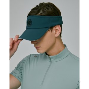 닥스골프 [23SS] [ESSENTIAL] 청록 트윌 로고 베이직 썬캡 DGHE3E202T2