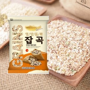 [2025년산] 귀리/렌틸콩 혼합잡곡 15곡 1kg