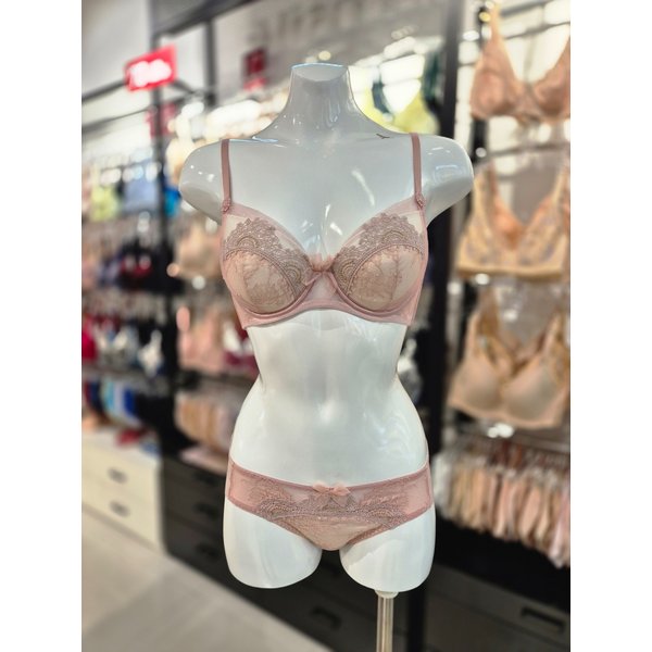 [시흥점] S 비너스 ) 오르화 티아라 오너먼트 3D패드 브라, 헴팬티 세트 [OBR5918/OPT5918H-LI]