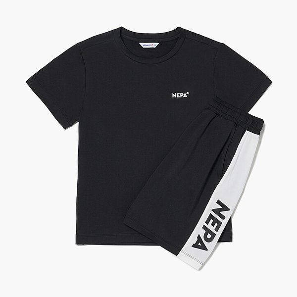 [파주점] 백 포인트 반소매 세트 (KHD5963)