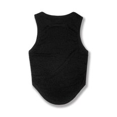 Twinkle Pearl Crop Sleeveless Top / Black