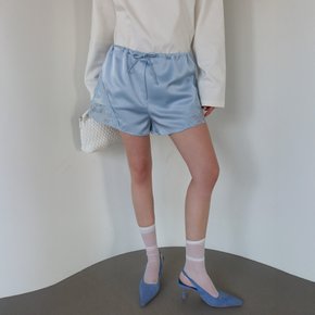 레이스 새틴 쇼츠