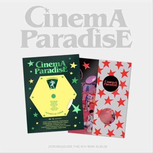 [CD][랜덤]Zerobaseone - 미니 4집 [Cinema Paradise] / Zerobaseone - 4Th Mini Album [Cinema Paradise]  {08/27발매}