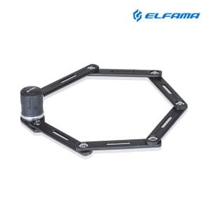 엘파마 LF-02 6관절락 폴딩 열쇠키 자전거 자물쇠