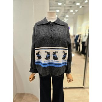 플라스틱아일랜드 [부산점] 토끼 카라  니트(PQ4KL662)Q