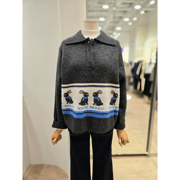 [부산점] 토끼 카라  니트(PQ4KL662)Q