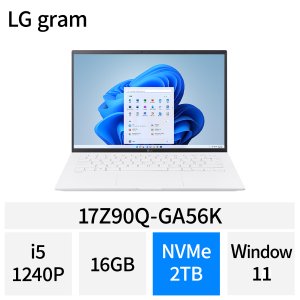 LG LG그램 17Z90Q-GA56K  노트북 17인치 신모델 2TB on