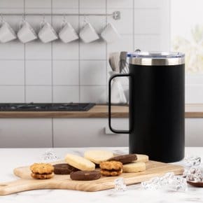 스텐304 보온 보냉 사무실용 핸들텀블러 대용량 텀블러 700ml