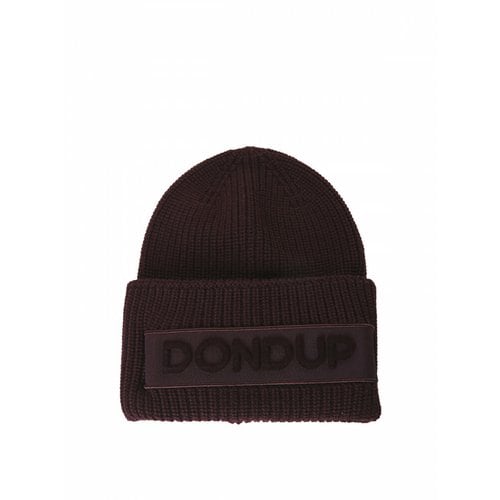 여성 Beanies 맥시 로고 니트 비니 WQ124Y00596DXXX547 Burgundy /8