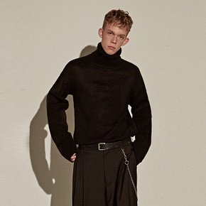 TURTLE-NECK WARM SWEATER_BLACK