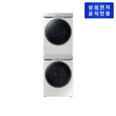 [쓱설치] [세트상품] 그랑데AI 세탁기+건조기 WF24T8500KE+DV17T8740SE (상단키트포함/직렬설치)