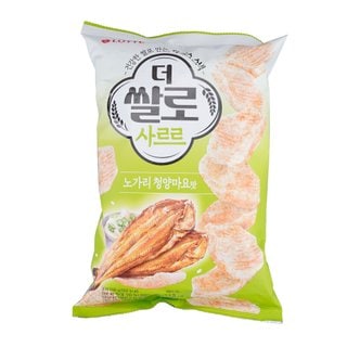 롯데웰푸드 롯데 더쌀로 사르르 노가리 청양마요맛 100g