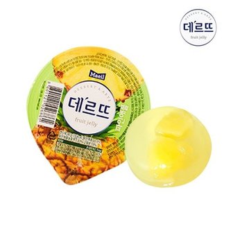  매일유업 데르뜨 파인애플 푸딩 젤리 90g x 48개 과일