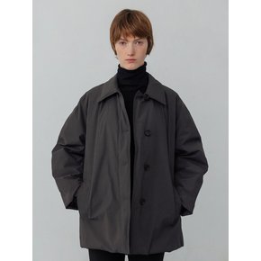 GOOSE DOWN HALF BALMACAAN COAT