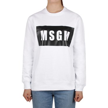 MSGM [시흥점] 박스로고 맨투맨 (2000MDM523 200001 01)