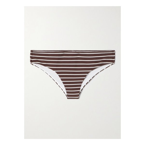 브루넬로쿠치넬리 스트라이프 자카드 비키니 브리프 브라운 46376663162854317