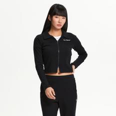 뉴발란스 여성 소프트 골지 카라 투웨이 집업 (SLIM FIT) (NBMDF2W312)