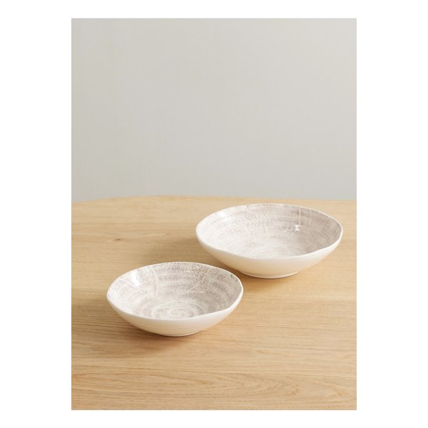 브루넬로쿠치넬리 글레이즈드 세라믹 볼 2p 세트 오프 화이트 13452677150094879