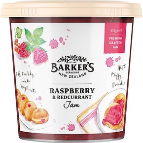 바커스 라즈베리 앤 레드커런트 잼 스프레드 Barker’s Raspberry & Redcurrant Jam 455g