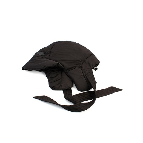 Bubble Padding Black Balaclava 패딩모자