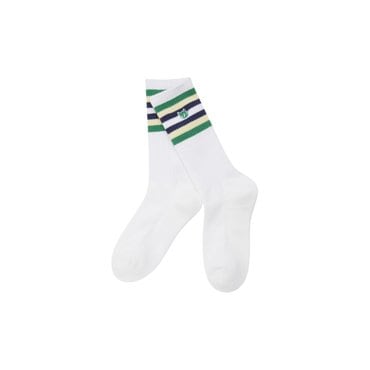 왁 골프 (WGLCX25114GRX)Women Color Stripe Socks