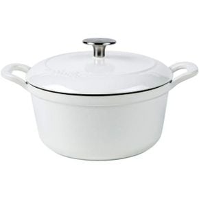 일본 휘슬러 압력솥 Fissler EMPC102N001W Enameled Karen Cocotte 3.9 inches 10 cm Petite Whi