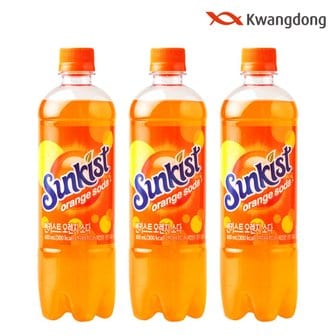  (G) 광동 썬키스트 오렌지소다 600ml x 24개