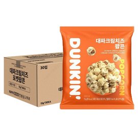  던킨 대파크림치즈 포켓팝콘 15g x 30개입 (1BOX)