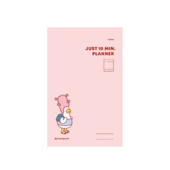  0[꿈드림22]모노그램 monogram 텐미닛 플래너 just 10 min planner 1달 Hipduck3 2.5 MG-8