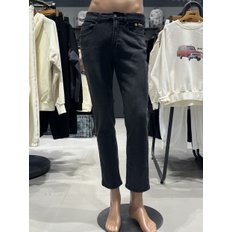 23F/W 지프 기모 블랙 스트레이트 데님 팬츠 JO4DPM133