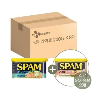  스팸 마일드 200g x8개+스팸 닭가슴살 200g x2개