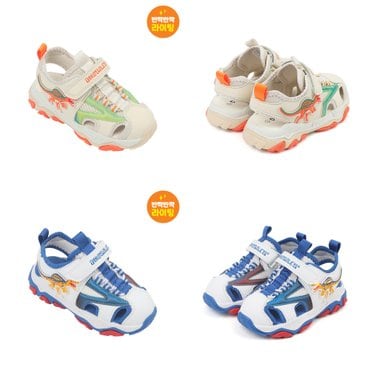 다이노솔즈 토박스 DINOSOLES  LED 불나오는 운동화 스피노 코브 샌들