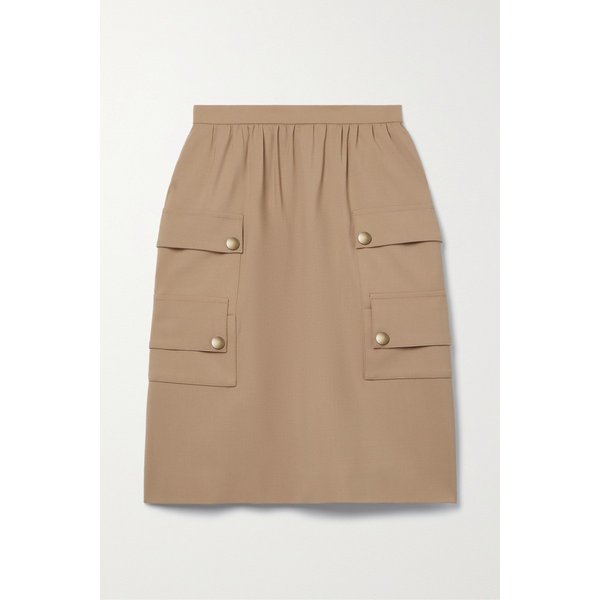 Klaus Wool-blend Mini Skirt 카멜 38063312420424900