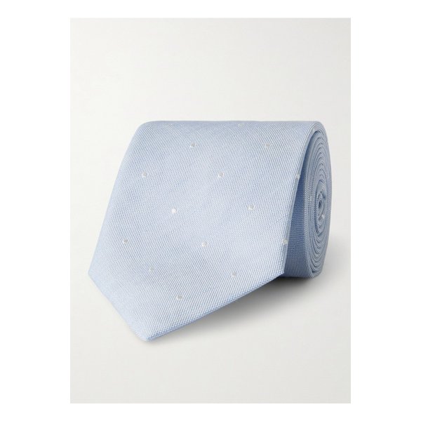 자수 실크 리넨 혼방 타이 8cm 1647597352395489