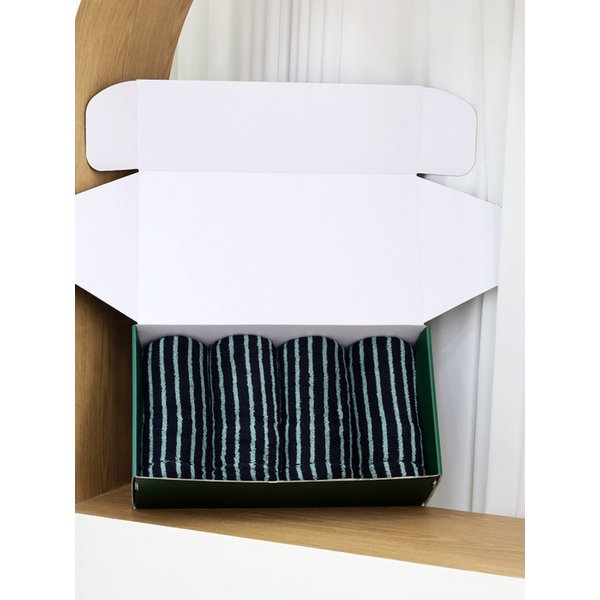 1퍼센테이지 파인 220g 30수 코마사 타올 4P 선물세트