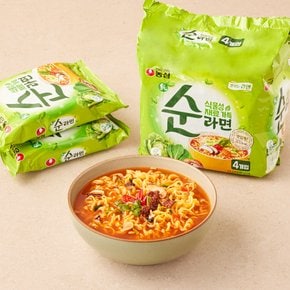 농심 순라면 100g*4개