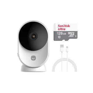 헤이홈 (세트)스마트 CCTV 홈카메라 EGG + 128메모리 + 3m케이블